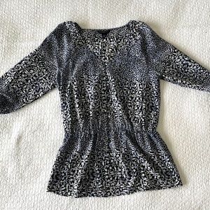 Banana Republic | Floral Peplum Blouse